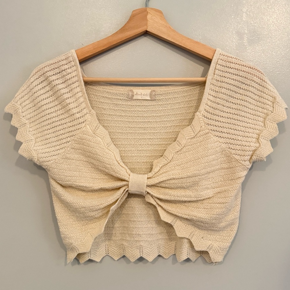 Altar'd State Knit Crop Top - Picture 2 of 4